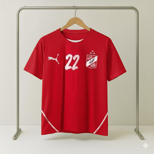 Al Ahly Classic Aboutrika 2008 T-Shirt – Big Size