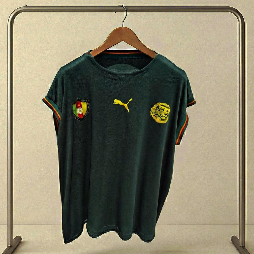 Cameroon Dark Green Graphic T-Shirt (Short Sleeve)