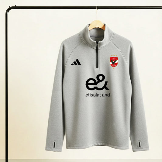 Al Ahly SC Grey Training Track Top 2025 – Big Size