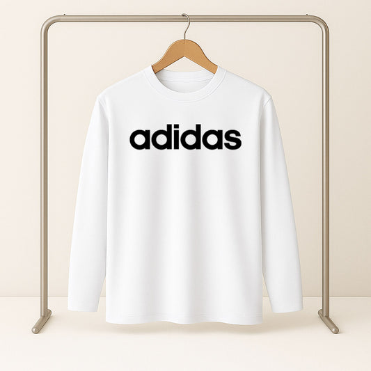 Adidas Long Sleeve T-Shirt – White (Special Sizes)