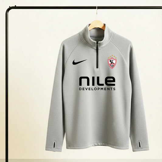 Zamalek SC Grey Training Track Top 2025 – Big Size