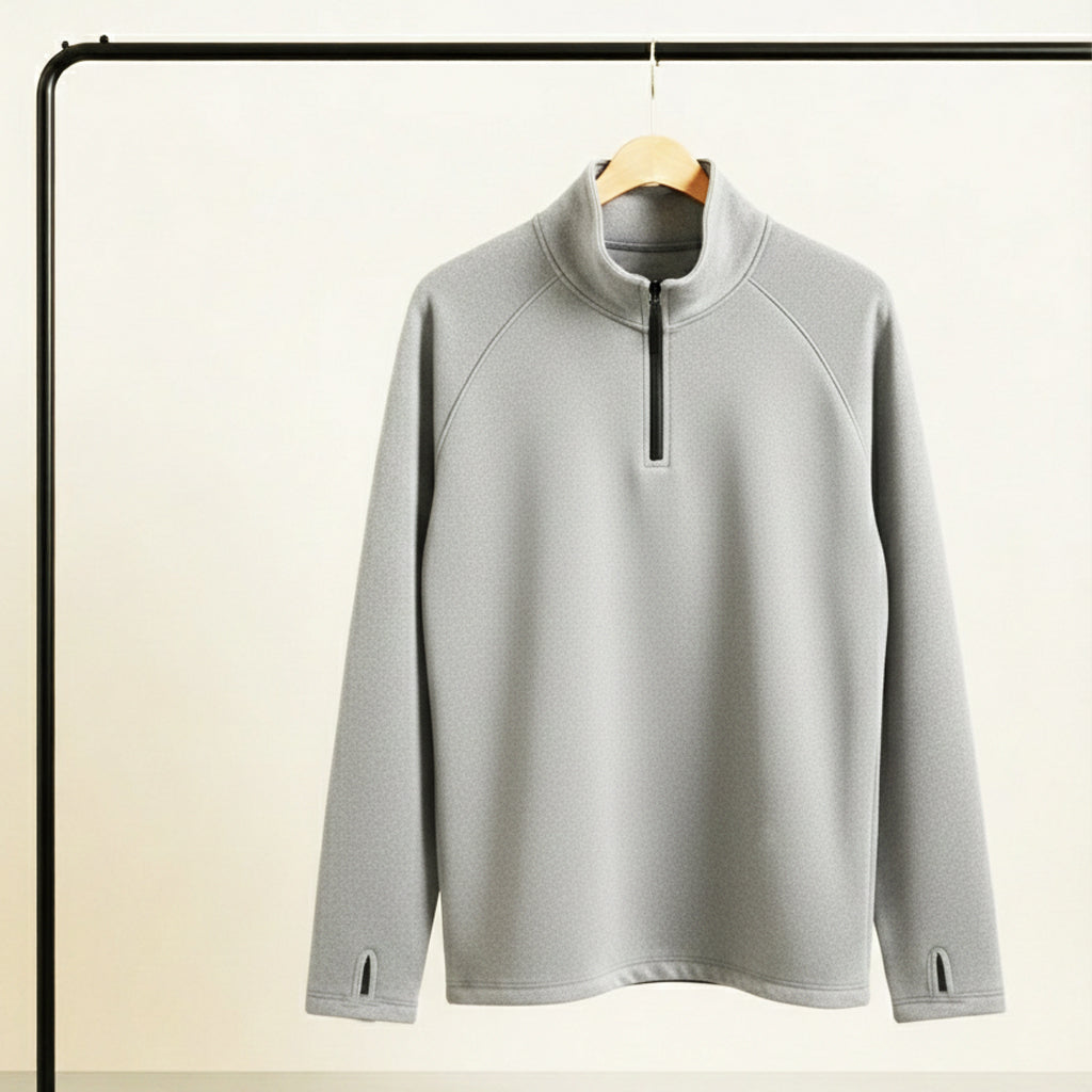 Premium Plain Grey Training Track Top 2025 – Big Size