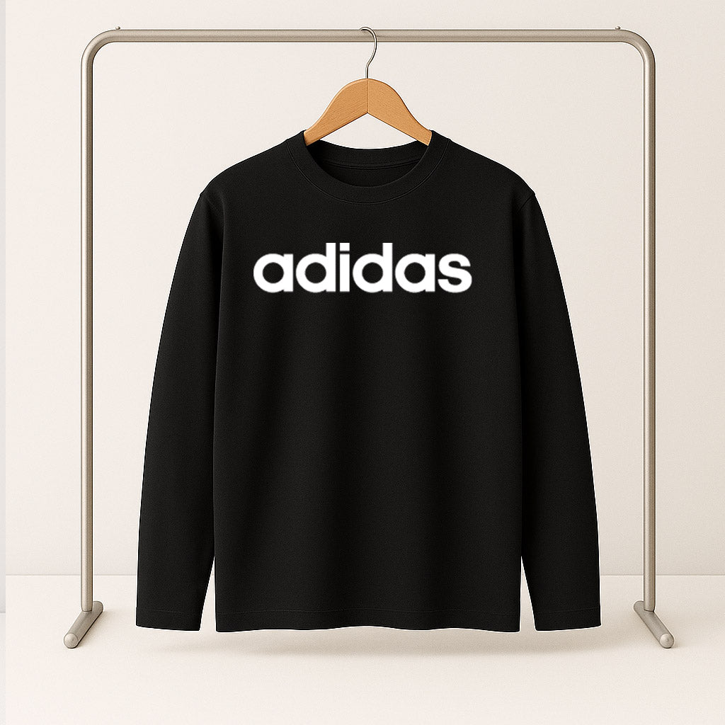 Adidas Long Sleeve T-Shirt – black (Special Sizes)
