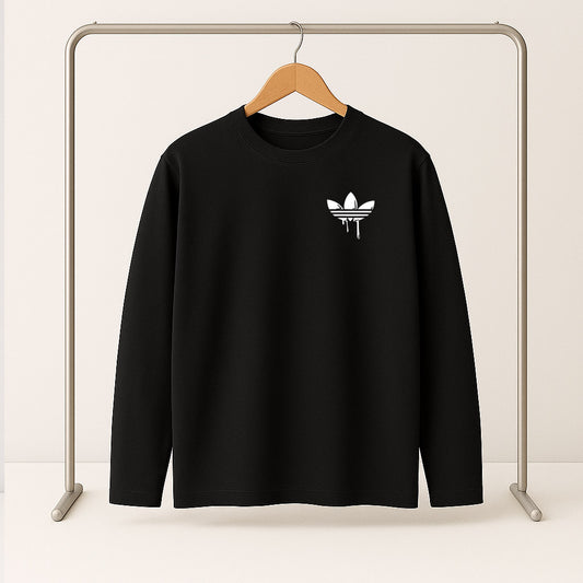 Adidas Long Sleeve T-Shirt – black (Special Sizes)