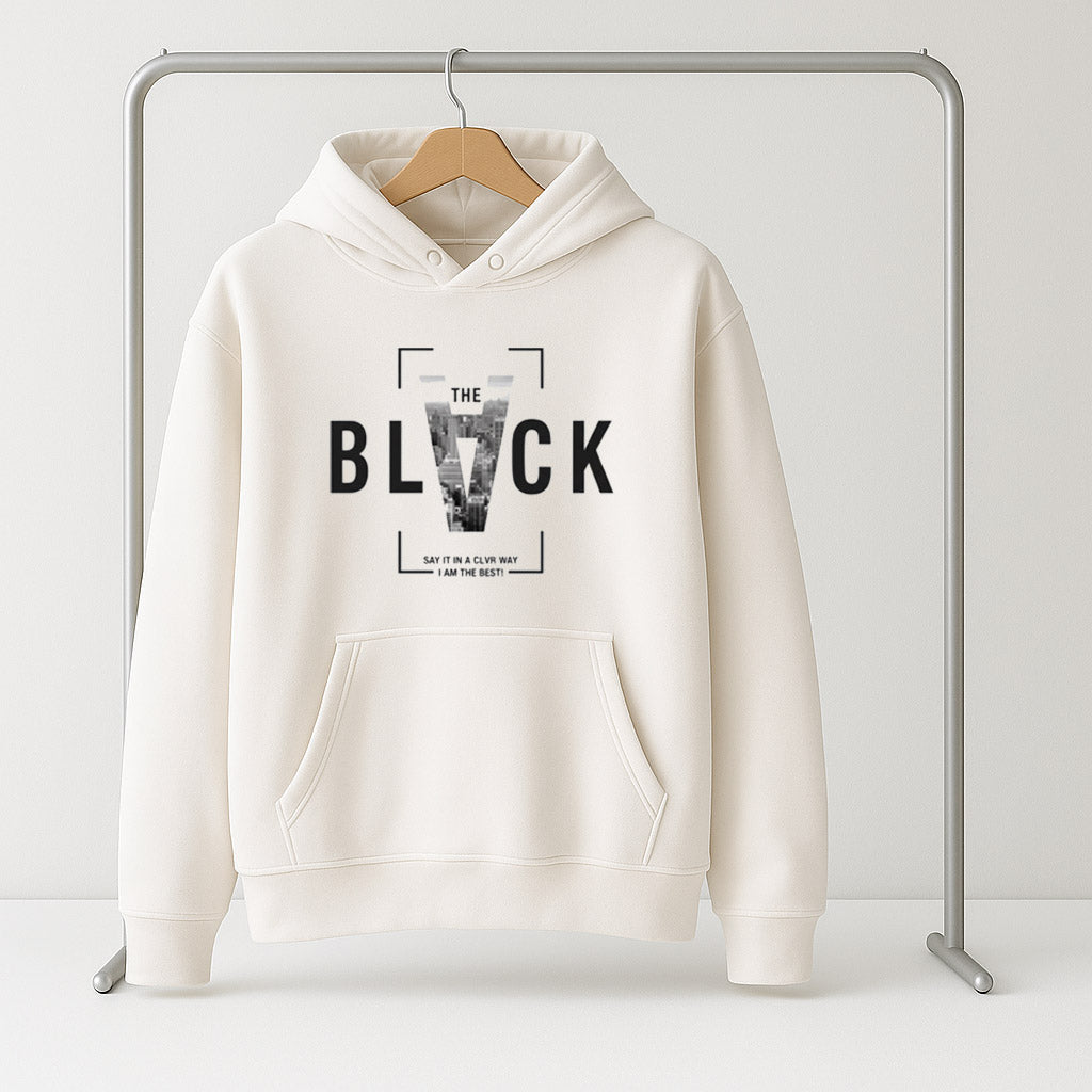 Black White Hoodie – Special Sizes