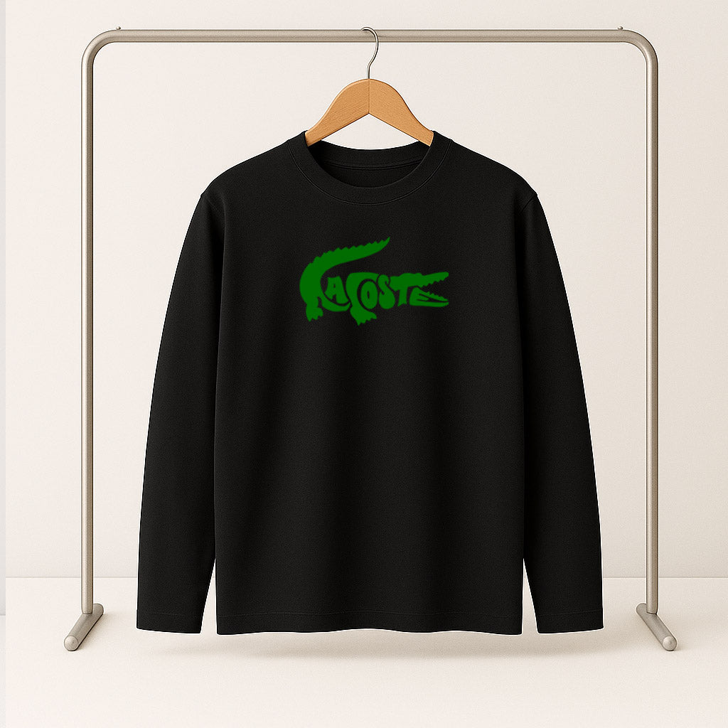 Lacoste Long Sleeve T-Shirt – black (Special Sizes)