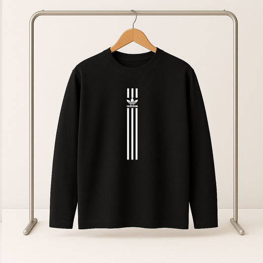 Adidas Long Sleeve T-Shirt – black (Special Sizes)