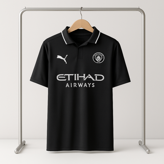 Manchester City Black T-shirt – Special Sizes