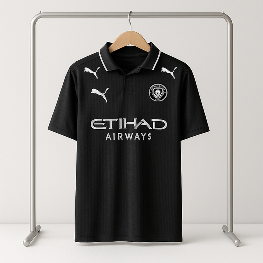 Manchester City Black T-shirt – Special Sizes