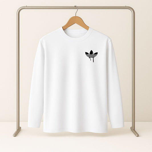 Adidas Long Sleeve T-Shirt – White (Special Sizes)