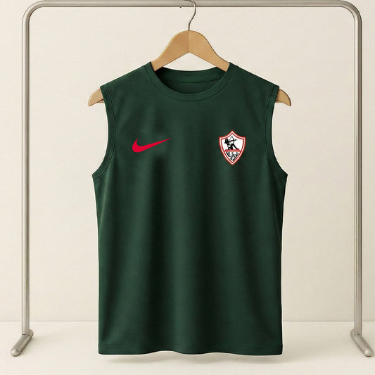 Zamalek Dark Green Graphic Sleeveless T-Shirt