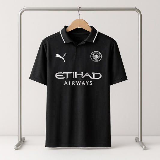 Manchester City Black T-shirt – Special Sizes