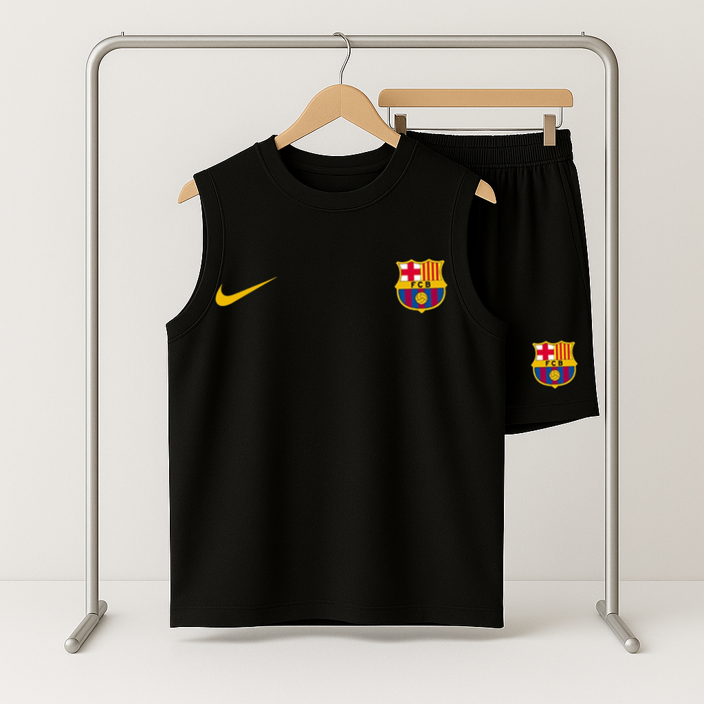 FC Barcelona Set – Black (Special Sizes)