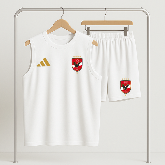 Al Ahly Set – White (Special Sizes)