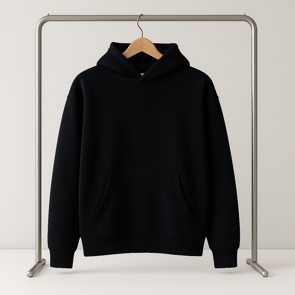 Men's Black Hoodie Special Sizes