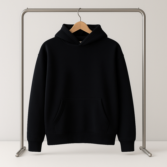 Men's Black Hoodie Special Sizes