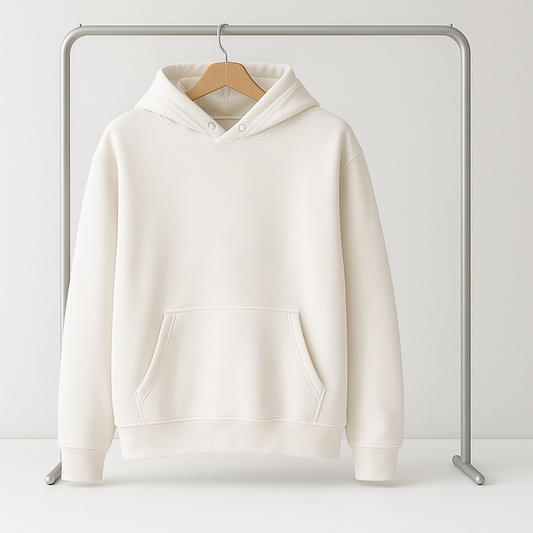 Men's White Hoodie Special Sizes