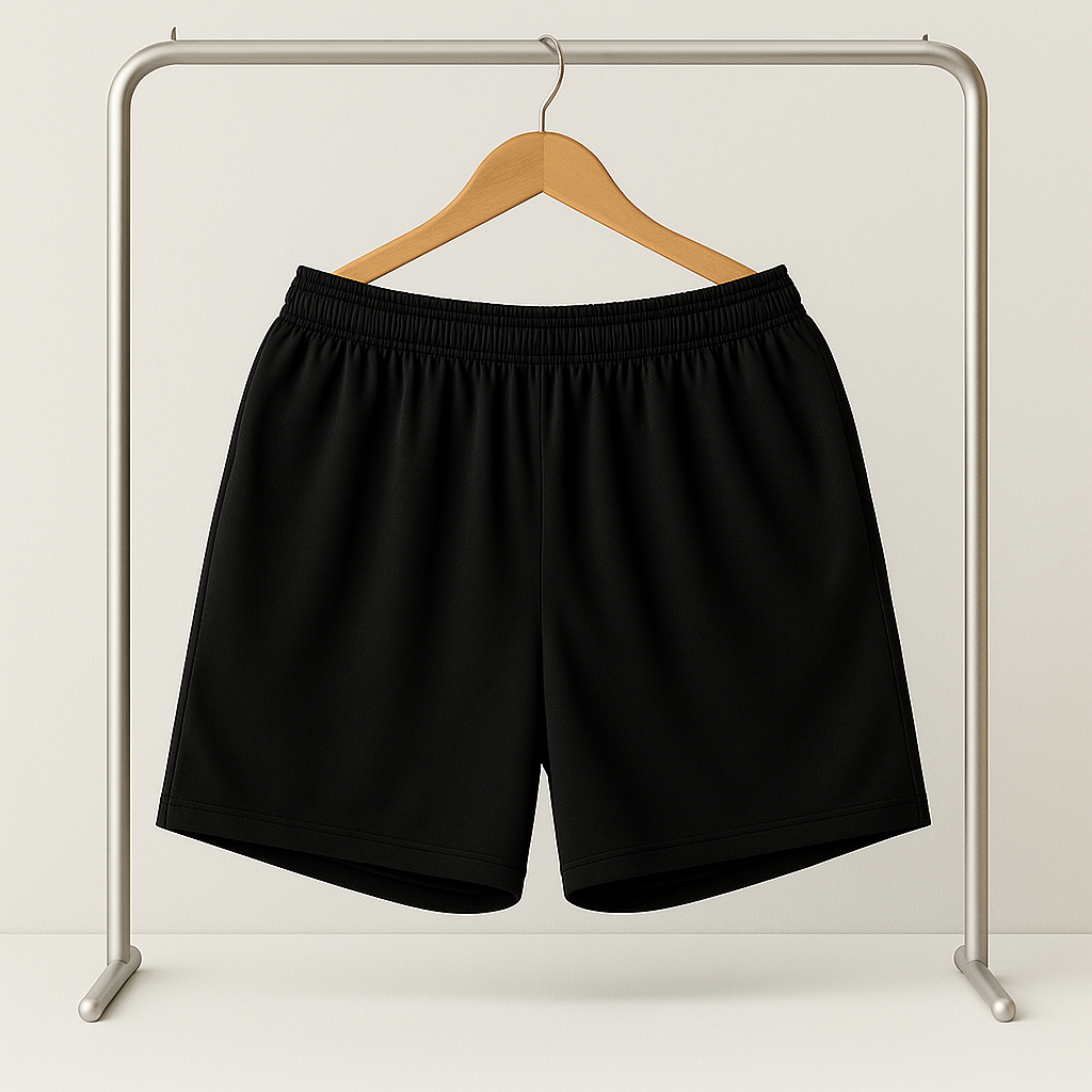 Plain Black Shorts – Special Sizes