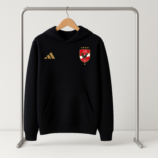 Black Al-Ahly Club Hoodie – Special Sizes