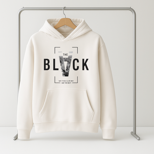 THE BLACK WHITE HOODIE – SPECIAL SIZES