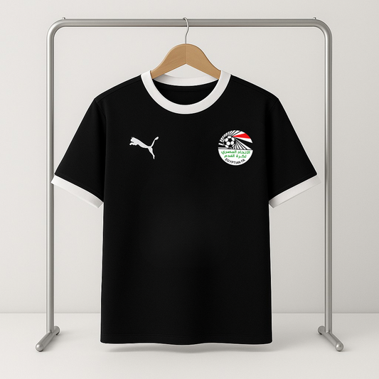 تيشيرت منتخب مصر الأسود – مقاسات خاصة