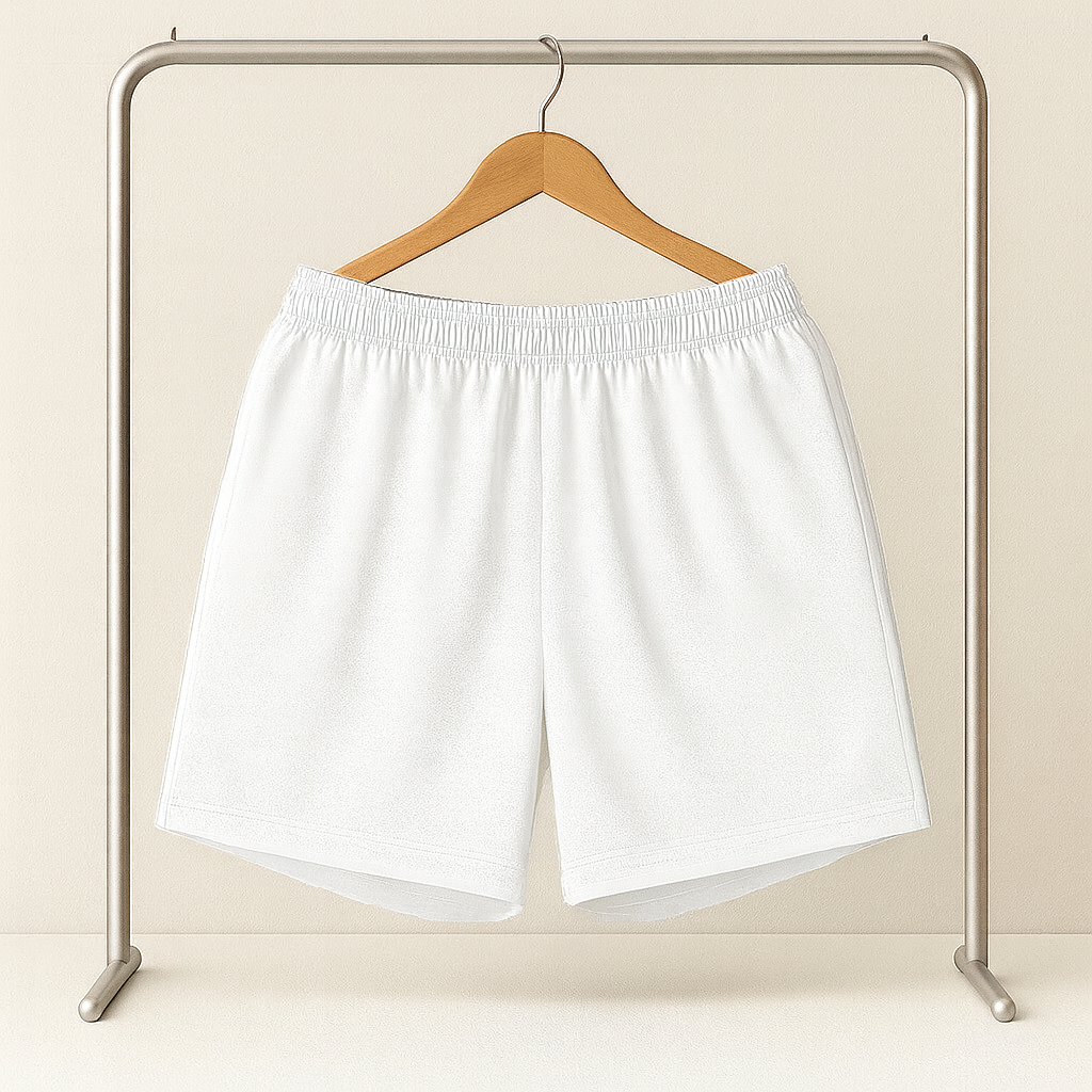 Plain White Shorts – Special Sizes