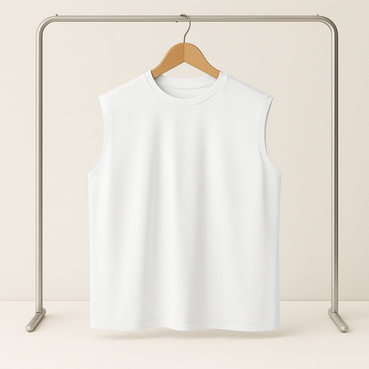 Plain White Cut T-shirt – Special Sizes