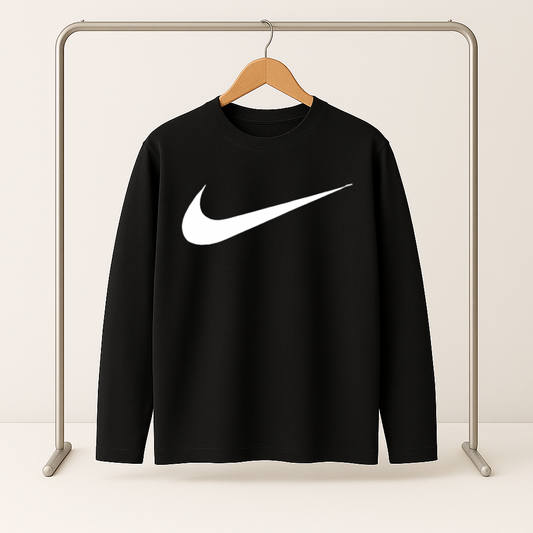 Nike Sleeve T-Shirt – Black (Special Sizes)