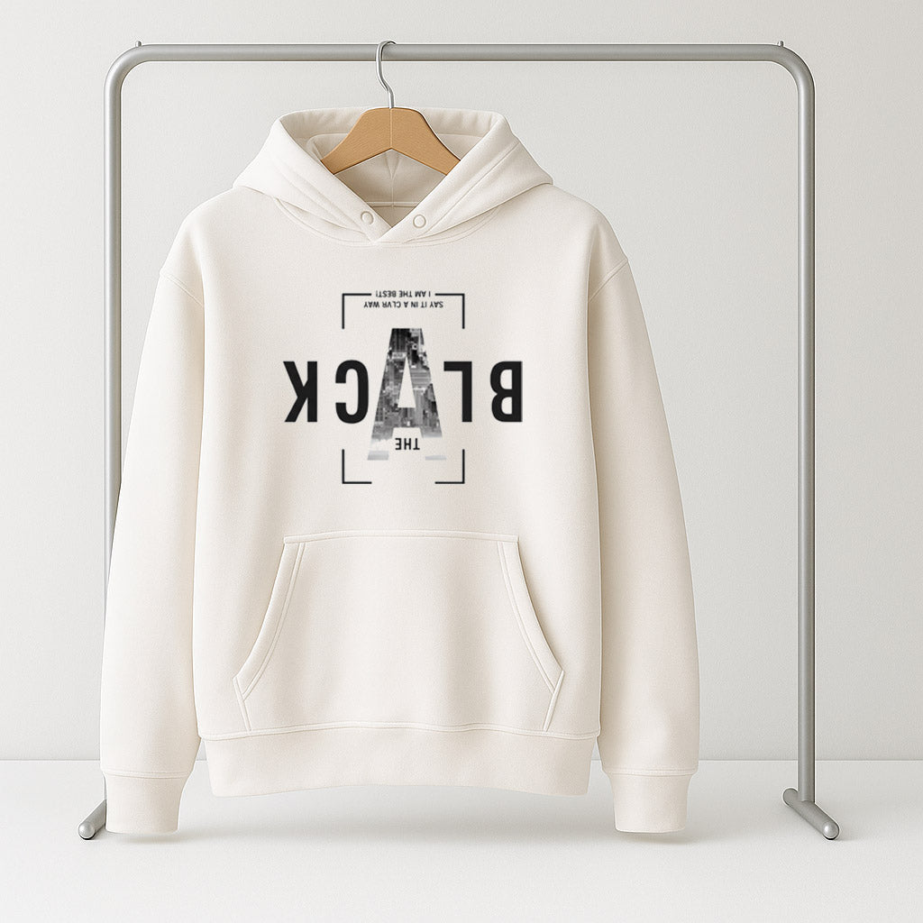 THE BLACK WHITE HOODIE – SPECIAL SIZES